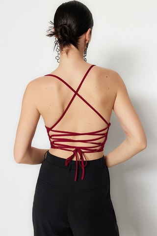 Crop top - Rosso