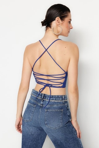 Crop top - Blu