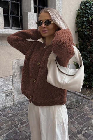 Cardigan - Marrone