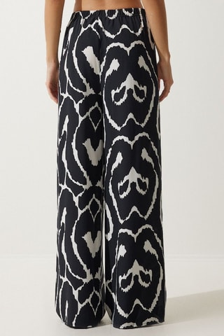 Pantaloni palazzo - Nero e bianco