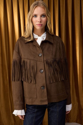Giacca oversize - Marrone