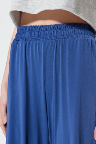 Pantaloni wide legs - Indaco