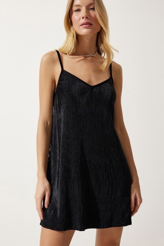 Abito a trapezio - Nero
