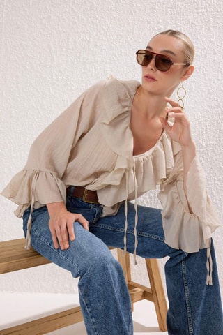 Blusa - Beige
