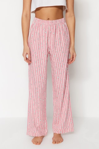Pantaloni pigiama - Rosa e bianco