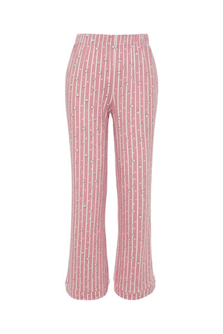 Pantaloni pigiama - Rosa e bianco