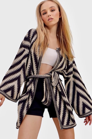 Cardigan in lana