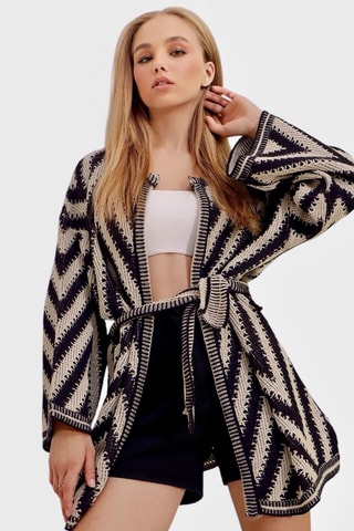 Cardigan in lana