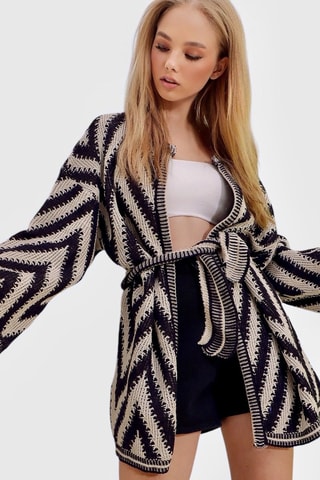 Cardigan in lana