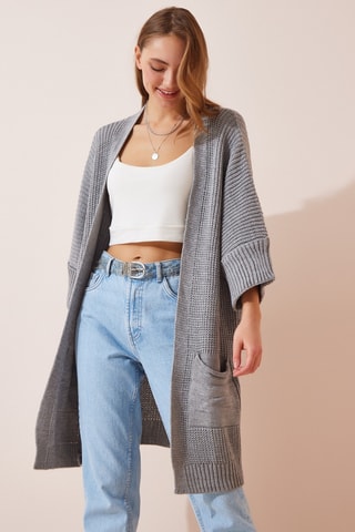 Cardigan - Grigio