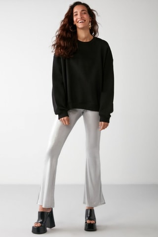 Felpa oversize - Nero
