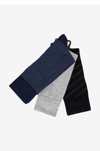 3 paia di calze - Nero e grigio