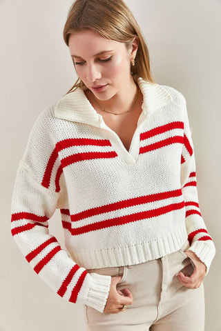Maglia - Bianco e rosso
