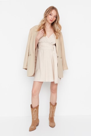 Abito a campana - Beige