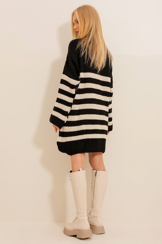 Maglia in lana - Nero e bianco