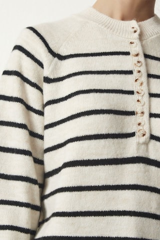 Maglia - Beige e nero