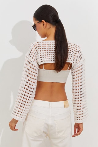 Crop top - Ecrù