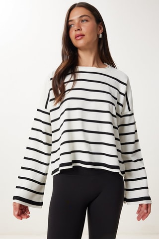 Maglia regular - Bianco e nero