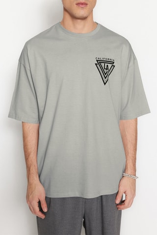 T-shirt - Grigio e nero