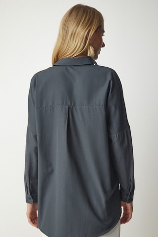 Camicia oversize - Grigio