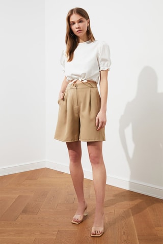 Shorts - Beige scuro