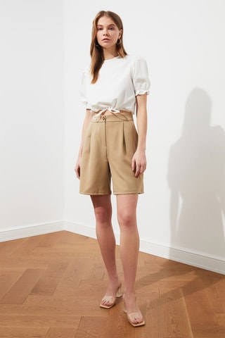 Shorts - Beige scuro