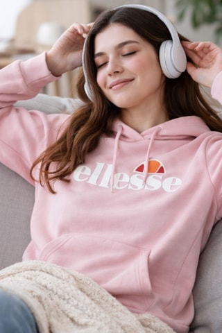 Camisola com capuz  - Rosa