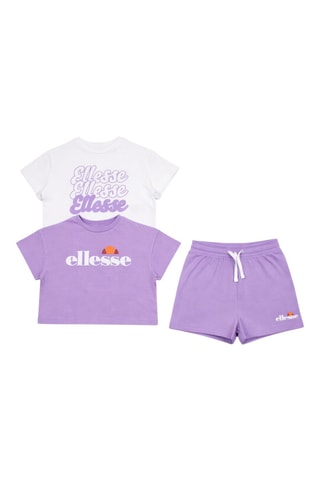 2 t-shirts e calções - Violeta