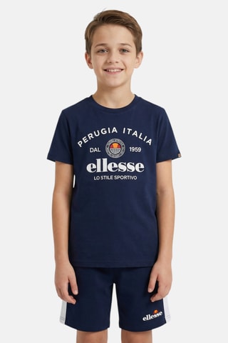 2 t-shirts e calções - Azul-marinho