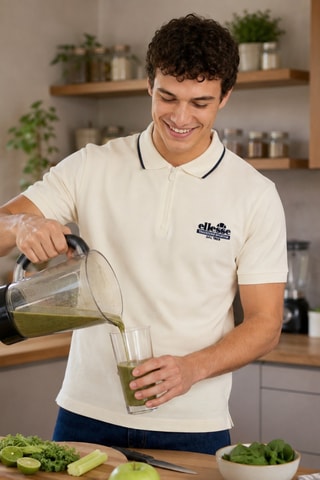 Polo Ellesse - Ecrù