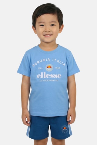 2 t-shirts e calções - Branco e azul
