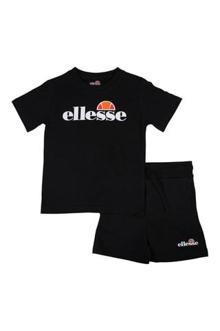 Pack 2 t-shirt e shorts Ellesse - Nero e bianco