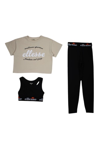 Conjunto de 3 peças Ellesse - Preto