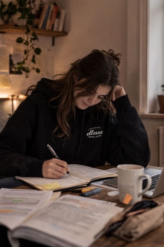 Sweat com capuz  - Preto