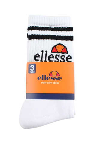 3 paia di calze Ellesse - Bianco