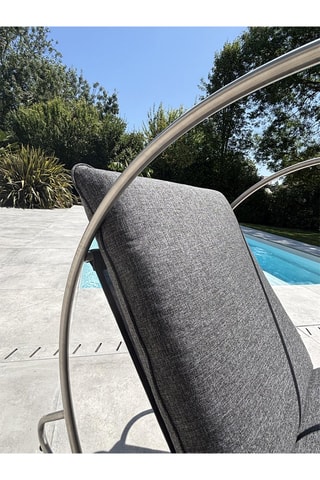 Cadeira de baloiço de jardim Caprera - 70 x 110 x 120 cm