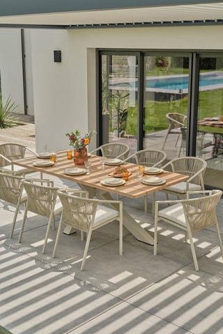 Conjunto de jardín Kelia - 8 plazas