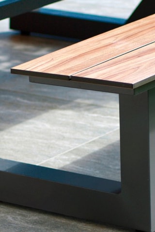 Mesa de jardim com bancos Vancouver Cinzento-antracite