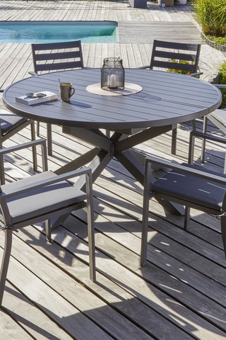 Mesa de jardim extensível Pelosa - 6/8 lugares - 145/199  x 75 x 145 cm