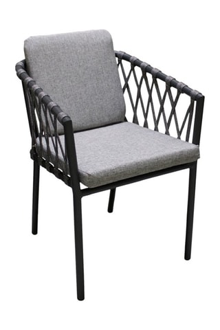 Cadeirão de jardim Pilat Cinzento-antracite