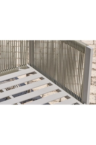 Conjunto de jardim de canto Manosque 7 lugares