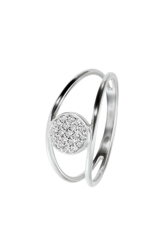 Anel - Prata e diamantes