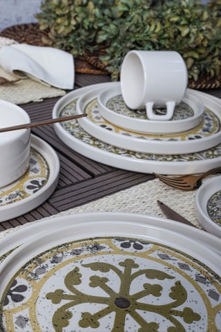 Servizio in grès ceramica - 24 pezzi