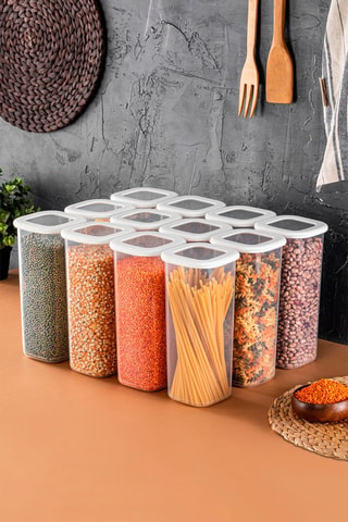 12 Bewaarbakjes 1,75 l
