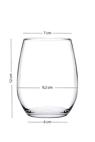 4 Waterglazen Astoria - 570 ml