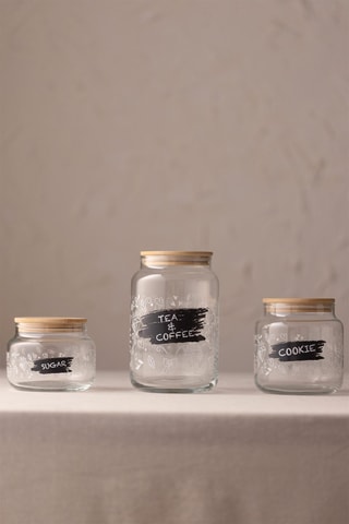 3 Bewaarpotten Siena - 430 ml - 970 ml