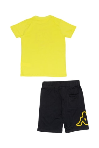 Camiseta - Negro, verde y rosa