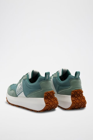 Zapatillas con plataforma Roux - Ellesse - Blanco, verde y marrón