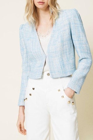 Chaqueta corta - Twinset - Azul
