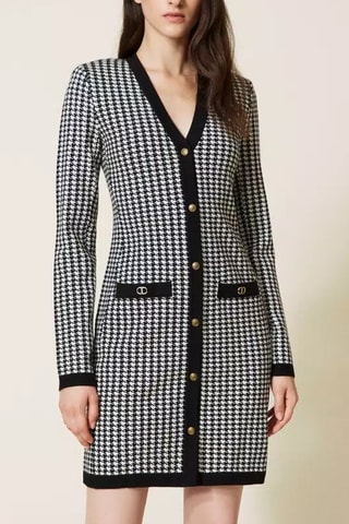 Vestido camisero - Twinset - Negro